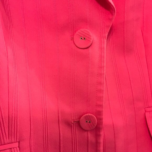 Tahari Fuchsia Pink Skirt Suit Sz 12 - Picture 7 of 10